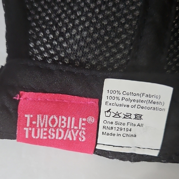 Black and Pink Logo Cap - Picture 6 of 7